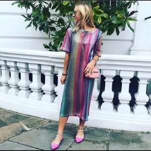 Zara Rainbow Sequin Dress
